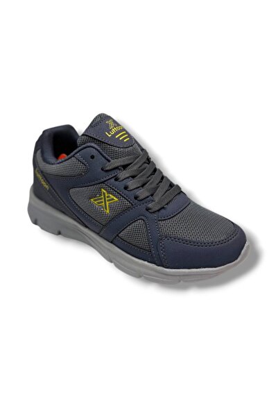 LUTTOON 251-26 Anorak Δερμάτινο Ανατομικό Sneaker Καπνιστό Κίτρινο 36-39