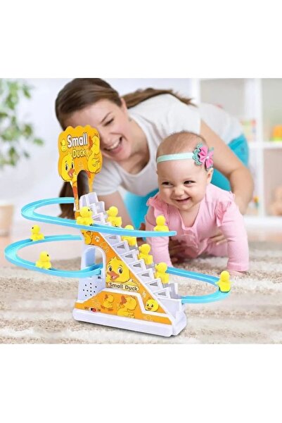dekan toys Merdiven Small Duck Kaydıraktan Kayan Ördek