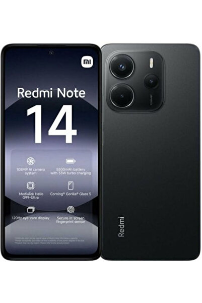 Xiaomi Redmi Note 14 NFC 5G Διπλή SIM (8/256GB) Μαύρο του Μεσονυχτίου