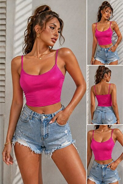 KİM Kİ O ΓΥΝΑΙΚΕΙΟ CROP TOP ΜΕ ΙΜΑΝΤΕΣ CROP ΟΒΑΛ ΓΙΑΚΑ CROP ΓΙΑΚΑ ΔΑΝΤΕΛΕΣ CROP