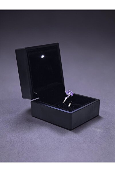 Yantra Silver Ice Cut Tek Taşlı 925 Ayar Gümüş Yüzük – Yüksek Işıltılı Kesim,...