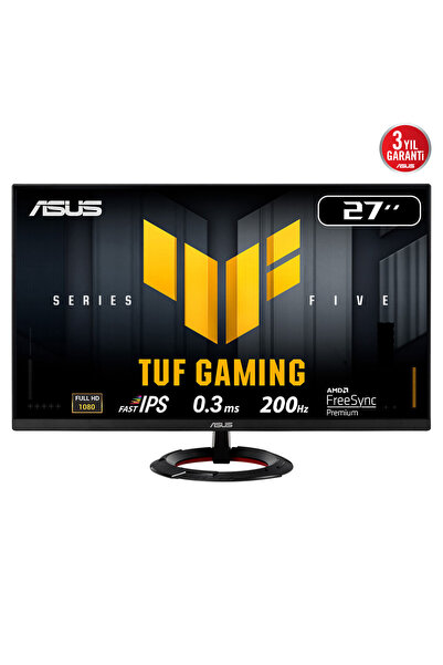 ASUS TUF GAMING VG279Q5R 27" 0.3ms, 200Hz, Full HD, DP, 2xHDMI, Hoparlör...