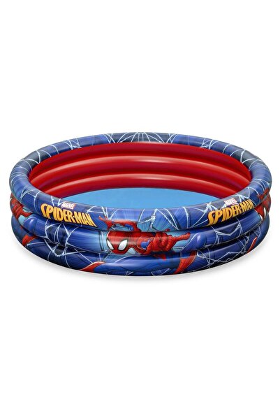BESTWAY Piscina gonflabila Spider-Man cu 3 inele 122 x 30 cm