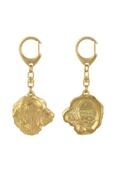 Art - Dog Spanish Mastiff, Mastín Español - Gilded key ring with dog in gift ...