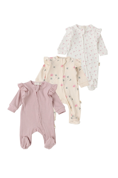 MiniKids Σετ 3 τεμαχίων: φόρμες με μποτάκια, Fundite, πολύχρωμο