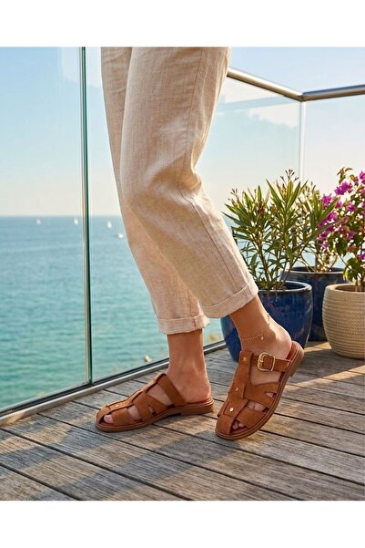 Platana Women's Suede Buckle Slippers - Orthopedic Sole Comfortable Daily Sum...