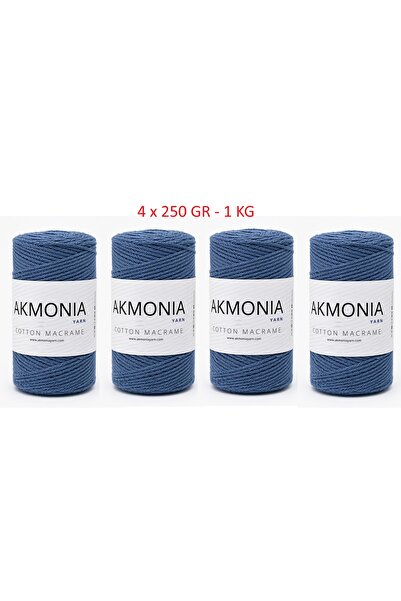 Akmonia Makrome örme ip 1 KG 2mm Çanta ipi ,Supla ip ,Ev Dekorasyon , Runner ...