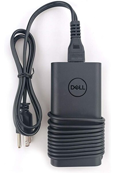 Dell شاحن لابتوب جديد 90 واط USB Type C (USB-C) مع محول طاقة AC وسلك طاقة مدم...