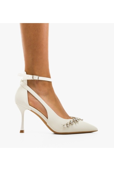 BENOTTİ Daray women's stiletto shoes White