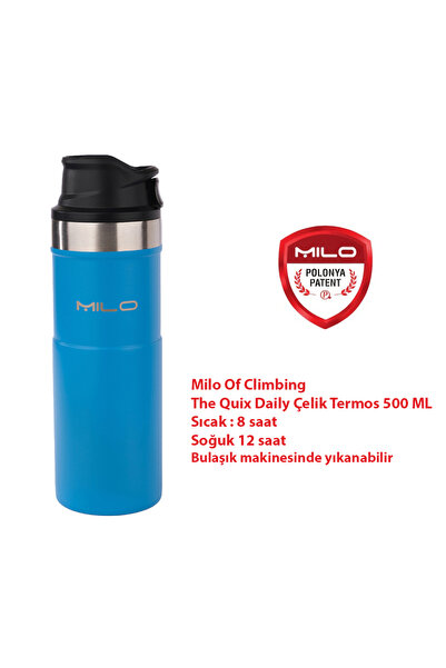 Milo Of Climbing The Quix Daily 0,50 L Steel Thermos Hot and Cold Mug