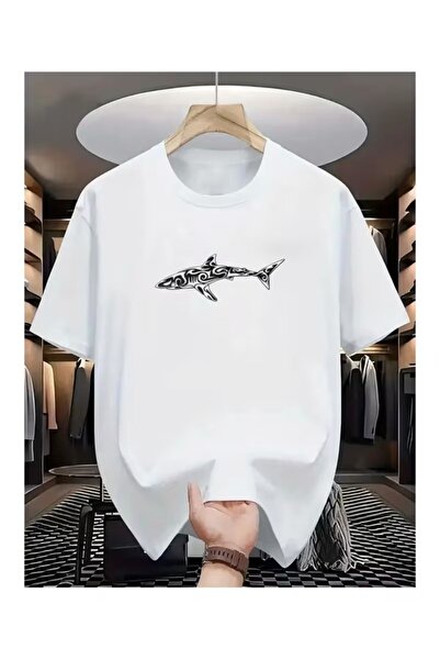 ZİYMO Μπλουζάκι unisex με σχέδιο ψαριού