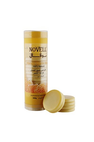 Novell Yellow Disk Warm Wax (500g) – Professional Creamy Hair Removal Wax for...