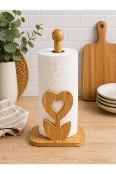DECORS CENTER Bambu Çiçek Desenli Peçetelik