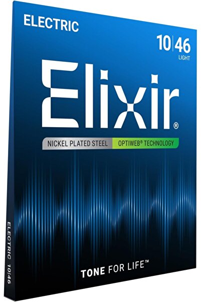 Elixir Optiweb Light Elektro Gitar Teli (10-46)