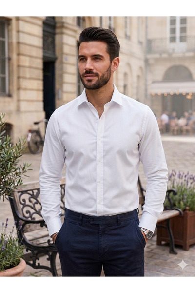Premium % 100 Cotton Erkek Gömlek – Yumuşak Dokulu, Kaliteli Kumaş