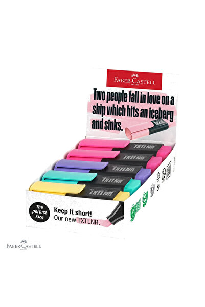 Faber Castell Evidențiatoare mini pastelate Faber-Castell, culori asortate, v...