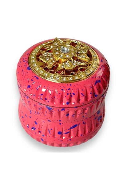 Kalitomi 63mm Dönen Fidget Mıknatısklı Pürüzsüz Materyal Pembe Kahve Baharat ...