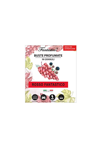 FANTASTICO Αποσμητικό χώρου σε κοκκούς, σακουλάκι, Rosso Fantastico, 40γρ.