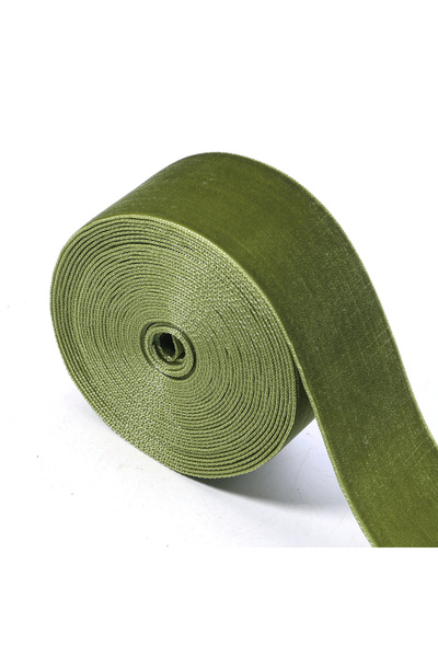 choice2 Olive Green Ribbon 38mm x 5yards 6-38mm 5-10yards Olive Green Single ...