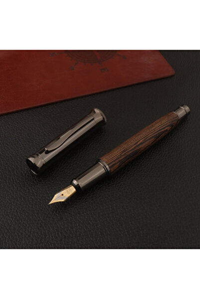 Choice Tiger skin pattern 1pc wood Fountain Pen Tiger skin pattern Grey Stati...