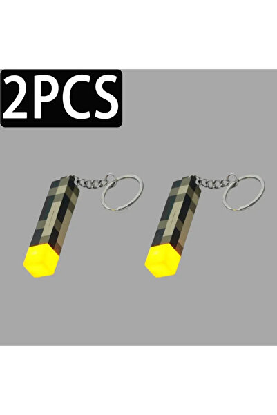 choice2 2 pcs --2025 New World Torch Light Torch Can Shine Keychain Mini Mode...