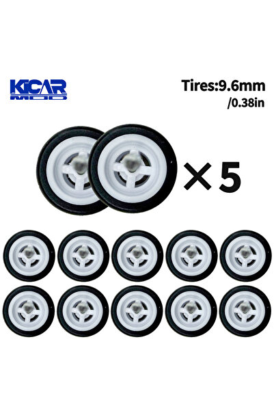 Choice5 TY70955 1/64 Model Q Car Wheels with Detachable Slicks Tires for Toy ...