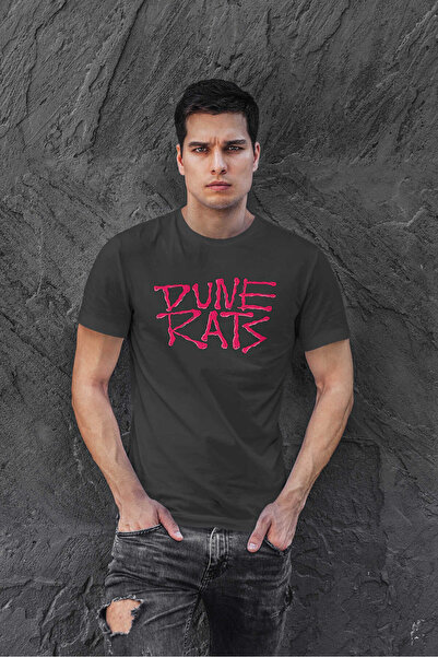 buzagi tasarım ürünleri تي شيرت Dune Rats Regular Mold باللون الأسود للجنسين