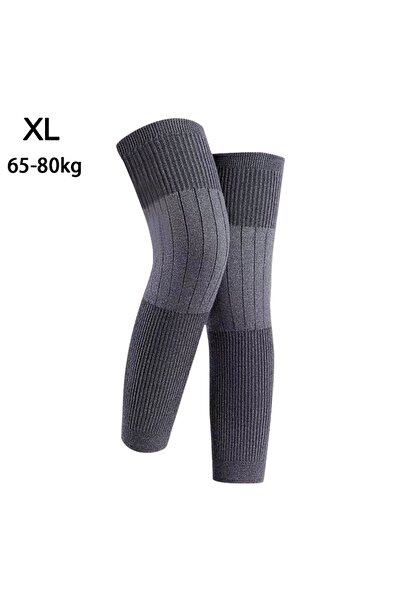 Choice14 Grey XL-Hairless- New Plus Velvet Winter Knee Pads Universal Windpro...