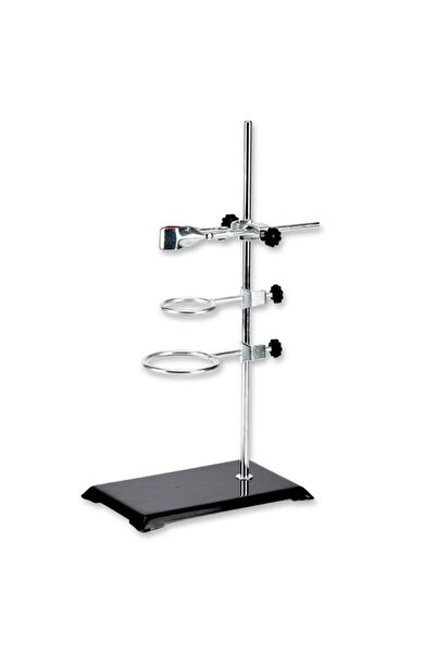 Choice Laboratory Stands Support Set, Steel Lab Stand Set with Cast Iron Base...