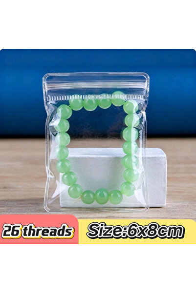 Choice9 100pcs 6x8cm 10/50/100pcs Clear Earring Bags Waterproof Bags Thickene...