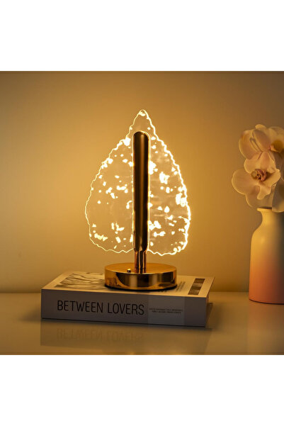 Optim Solution Decorative LED Tree-Shaped Lamp, Rechargeable, Portable, For O...
