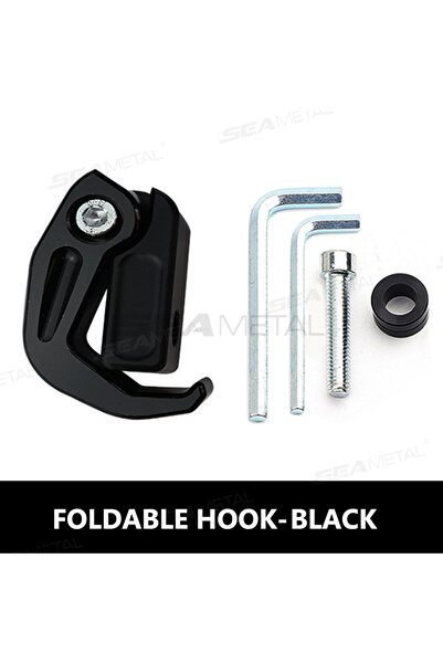 Choice1 Black BLALION Motorcycle Helmet Holder CNC Aluminum Luggage Bag Hook ...