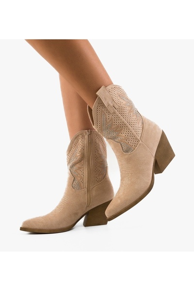 BENOTTİ Women's ankle boots Buroca Beige