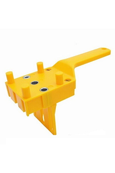 Choice Yellow Professional Woodworking Drill Guide Jig with Hole Locator - 6/...