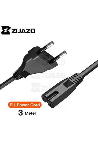 Choice1 سلك طاقة أوروبي من 3M ZIJAZO، سلك طاقة أوروبي غير مقطب من IEC-320-C7 ...