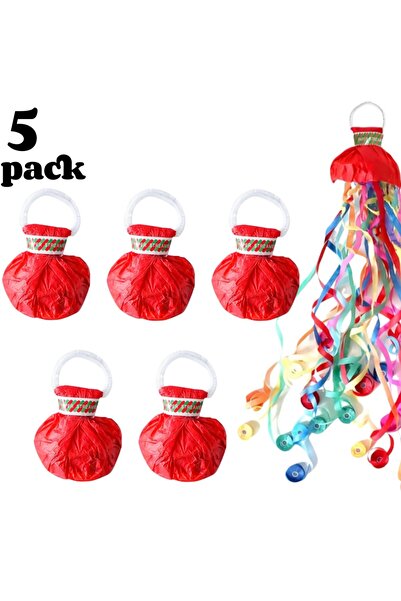Choice1 5pcs Red 2/15pcs Hand-Thrown Confetti Explosions Paper Popper Streame...
