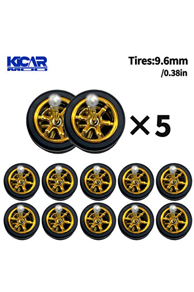 Choice19 TY70952 1/64 Model Q Car Wheels with Detachable Slicks Tires for Toy...