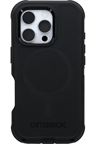 OTTERBOX غطاء حماية سلسلة ديفندر لآيفون 16 برو - أسود