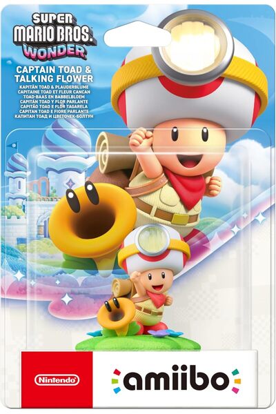Nintendo amiibo سوبر ماريو بروس ووندر: الكابتن تود والزهرة الناطقة
