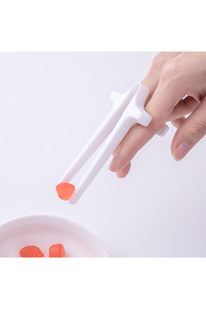 Choice1 White 1PC Lazy Fingers Chopsticks Play Games Eat Snacks Clip Brush Vi...