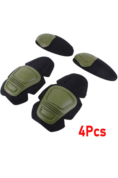 Choice5 4Pcs-green 1Pair Tactical Protective Knee Elbow Pads Outdoor Camoufla...
