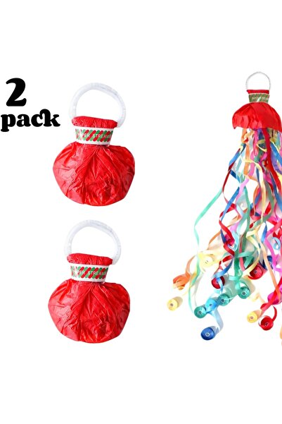 Choice 2pcs Red 2/15pcs Hand-Thrown Confetti Explosions Paper Popper Streamer...