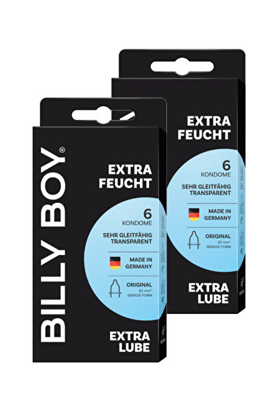 Billy Boy Prezervative Extra Lube, 2 x 6 bucati