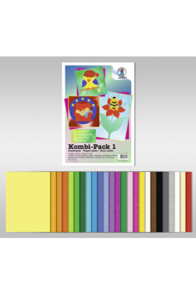 URSUS Set de 50 de coli din carton colorat, 23 x 33 cm