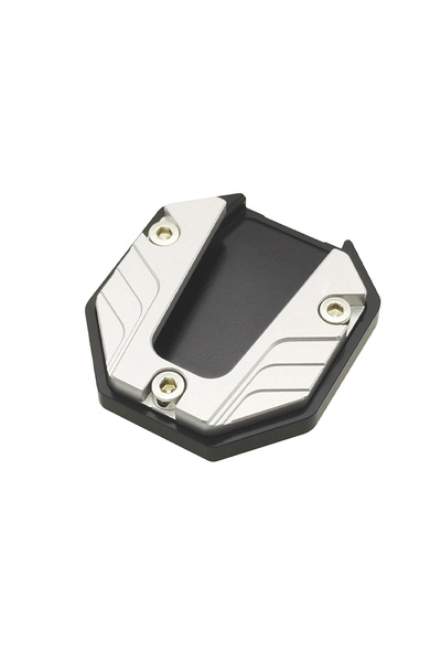 Choice1 sliver 1x Motorcycle Side Stand Cover Aluminum Alloy Motorcycle Stand...