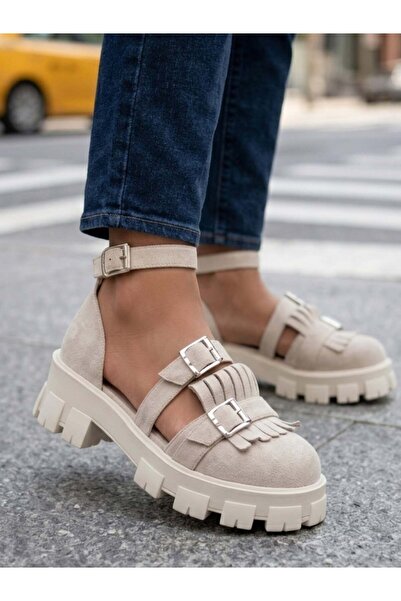 Tress Fashion Καθημερινά Παπούτσια / Aysha Μπεζ PN