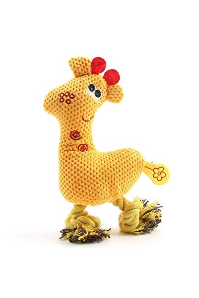 Choice3 Yellow New Interactive Dogs Plush Toy Indoor Chewy Resistant Fleece S...