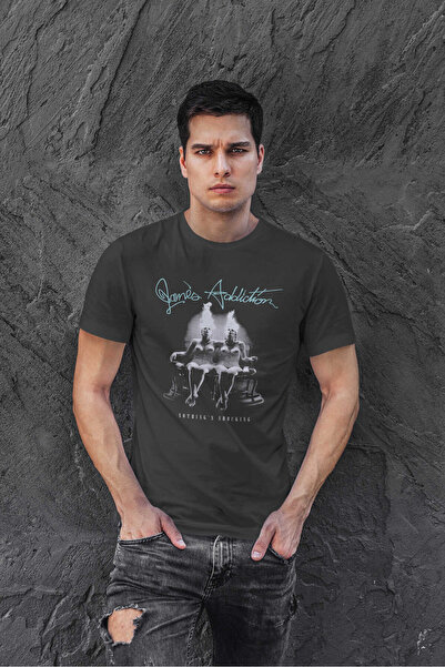 buzagi tasarım ürünleri Jane's Addiction Regular Fit Black Unisex T-Shirt