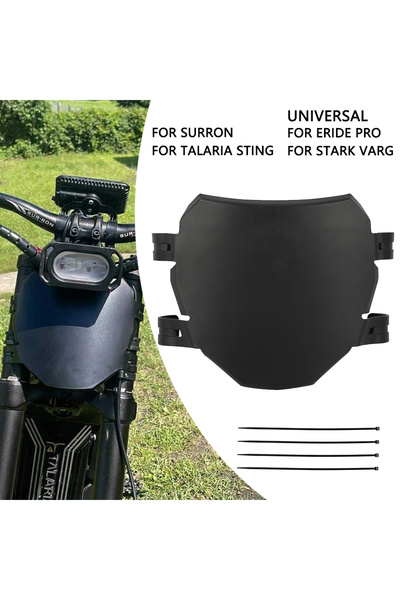 Choice black Number Plate For Suron S X Motorcycles Accessories Front License...