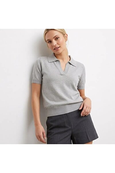 Park Karon 12459 Γυναικεία μπλούζα πόλο με λαιμόκοψη, μαλακής υφής, γκλίτερ π...